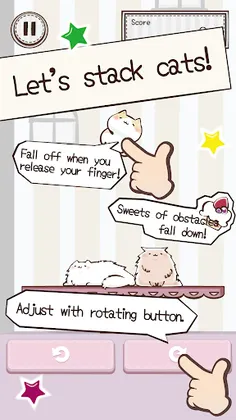 Cat & Sweets Tower -Cute kitty - Screenshot 2