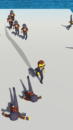 Blocky Rush Punch Runner Fall - Screenshot 3