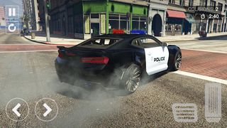 Drive Camaro Police Car Games - Screenshot 1