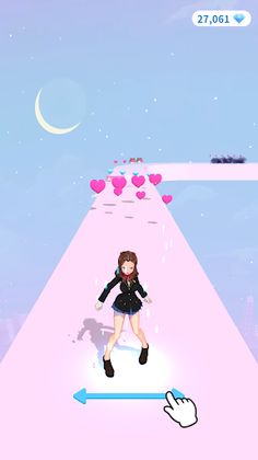 Magical girl Run - Screenshot 1