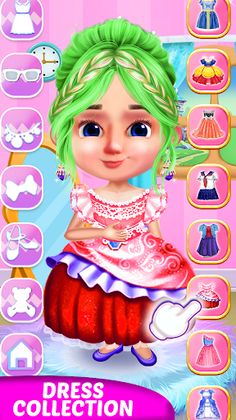 Baby dress up games for girls - Screenshot 1