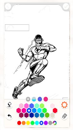 SuperHero Coloring & Drawing - Screenshot 2