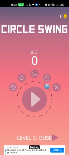 Circle Swing Ball - Screenshot 1