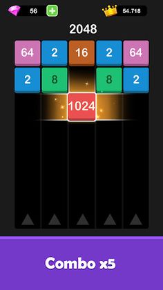 X2 Blocks: 2048 Merge - Screenshot 3