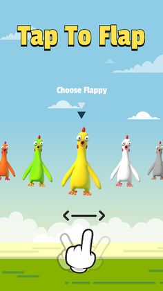 Flappy: Screaming chicken fly - Screenshot 2