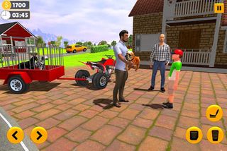 Pet Dog ATV Cargo Transport 3D - Screenshot 3