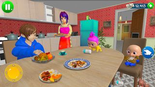 Twins Mother Simulator Family - Screenshot 1