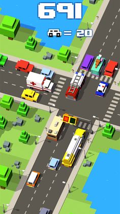 Crossy Crash Traffic Panic - Screenshot 1