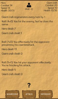 Dark Burden II - gamebook RPG - Screenshot 1