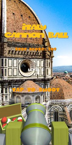 Italy Scenery Shooting Ball - Screenshot 1
