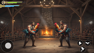Rooster Fighting Kung Fu Games - Screenshot 1