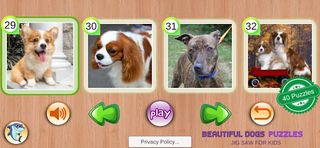 Beautiful Dogs Puzzles Toddler - Screenshot 3