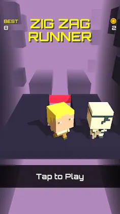 Zig Zag Runner - Screenshot 1
