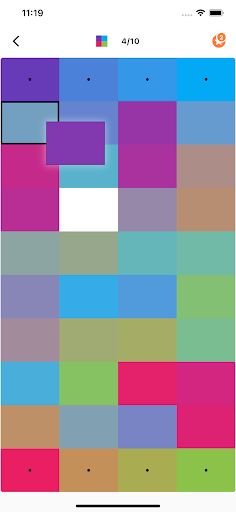 Color Puzzle - color ordering - Screenshot 3