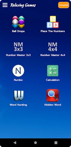 Relaxing Games - Screenshot 1