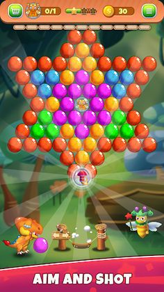Bubble Shooter - Dragon Pop - Screenshot 1