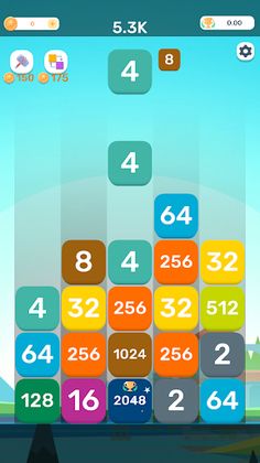 X2 Drop Blocks: Number Merge - Screenshot 1