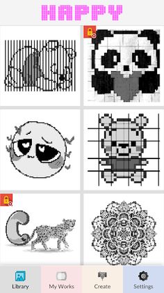 Happy Pixel Art Coloring - Screenshot 1