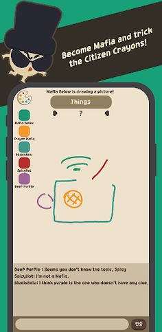 Crayon Mafia - Deduction game - Screenshot 2