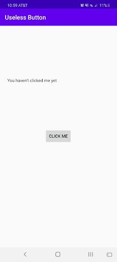 Useless Button - Screenshot 1