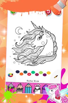 UNICORN COLORING PAGES - Screenshot 3