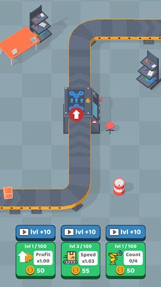 Pocket Idle Factory - Screenshot 1