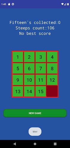 15 Puzzle Game | Fifteens - Screenshot 2