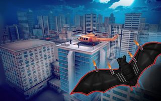 Flying Black Robot Hero Rescue - Screenshot 3