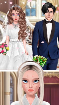 Wedding Bridal Dress Up Makeup - Screenshot 1