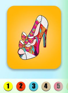 High Heels Coloring - Screenshot 1