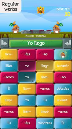 Verb Challenge Spanish - Screenshot 1