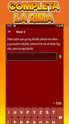 FMS Peru - Completa la rima - Screenshot 1