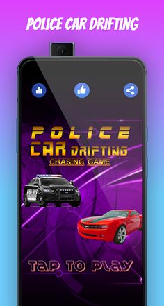 Police Car Drifting Chase Game - Screenshot 1