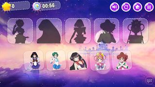 Sailor Moon Game Shadow Puzzle - Screenshot 2