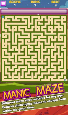 Manic Maze - Maze escape - Screenshot 2