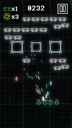 Neon invaders - Screenshot 4