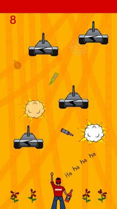 Real Rogue: Beer Bottle VS Tan - Screenshot 1