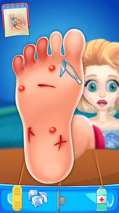 Foot Doctor Game - Treatments - Screenshot 2