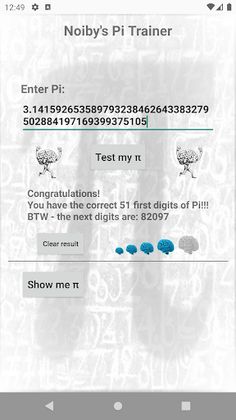 Noiby's Pi Trainer - Screenshot 2