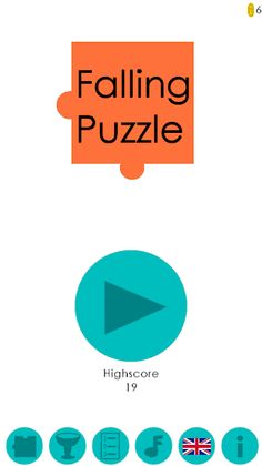 Falling puzzle - Screenshot 1