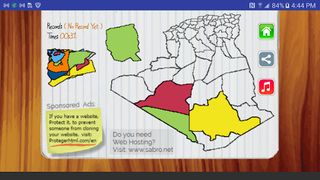 Algeria Map Puzzle Game - Screenshot 2