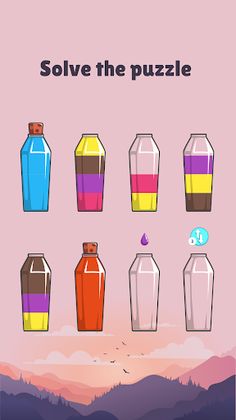 Cups - Water Sort Puzzle - Screenshot 3