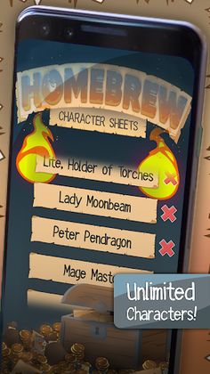 Homebrew Character Sheets - Screenshot 1