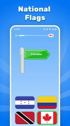 Flags of the World Map Quiz - Screenshot 2