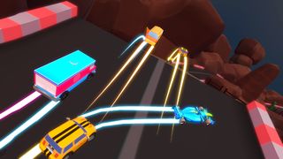 Neon Drive - Retro Car Racing  - Screenshot 1