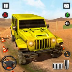 Offroad Jeep Car parking games - Screenshot 2