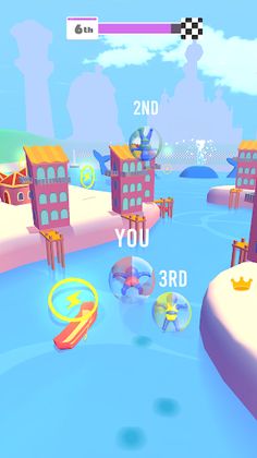 Water Ball Race 3D - Screenshot 2