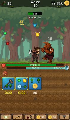 Lumberjack Attack! - Idle Game - Screenshot 1