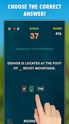 Articles Grammar Test - Screenshot 2
