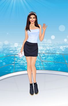 Cute City Model Dress Up - Screenshot 2